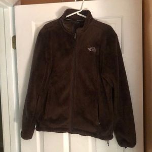 Brown North Face jacket (fuzzy!)